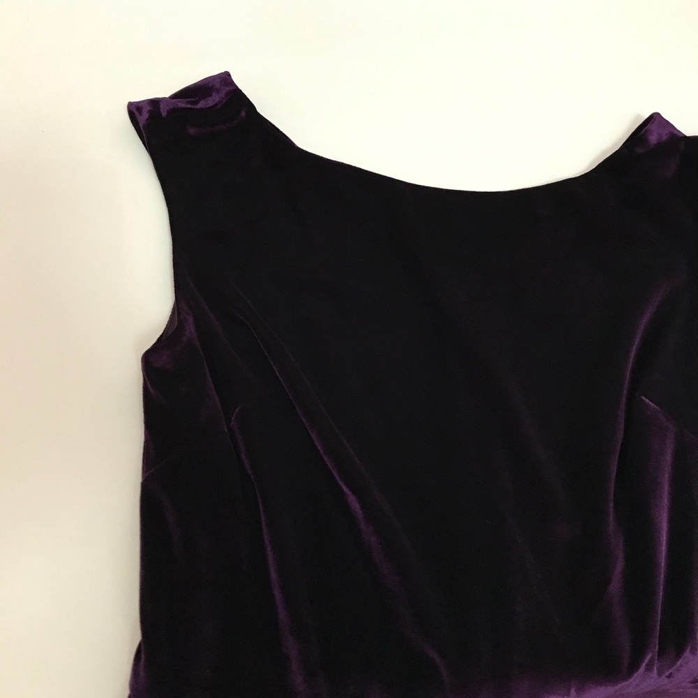 Betsey Johnson Sleeveless Velvet Midi Dress - Picture 4 of 6